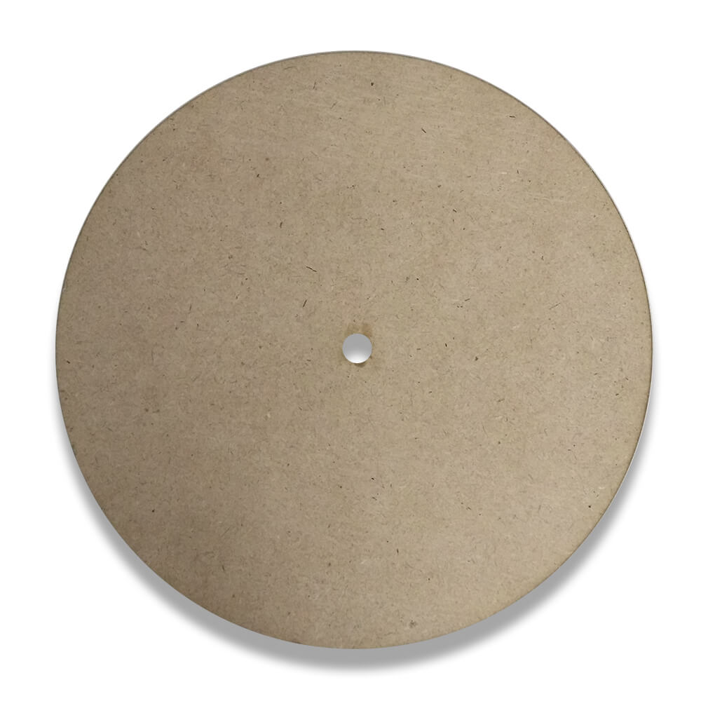 Set of 2 MDF Round Wall Clock 9 Inches